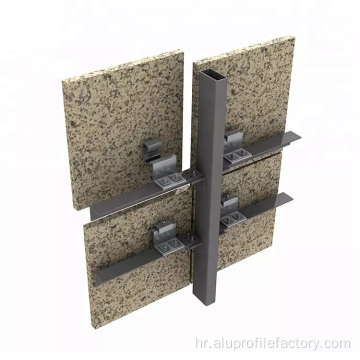 Suvremeni dizajn kamene zavjese zidne profile